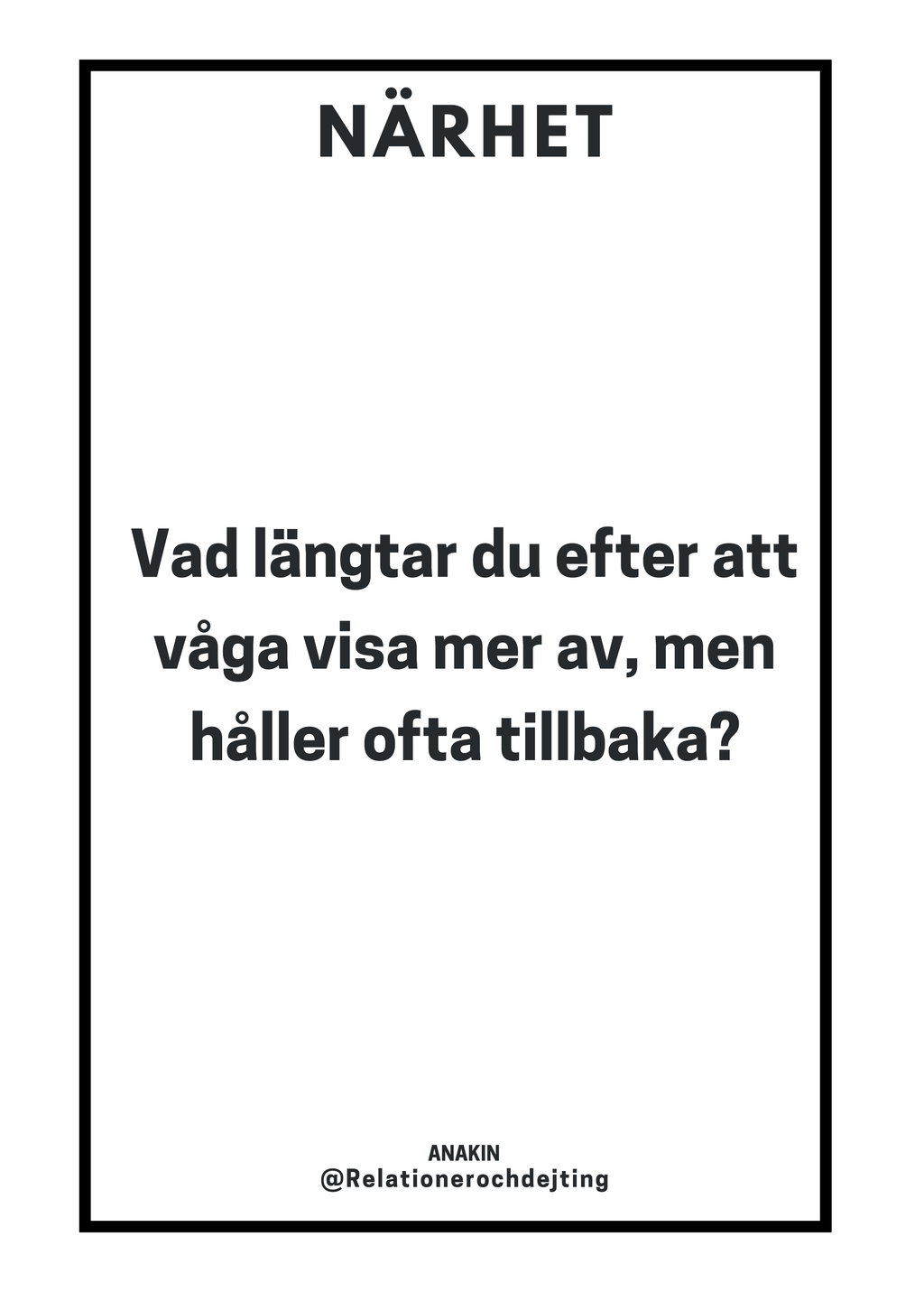 Samtalskort - PÅ RIKTIGT